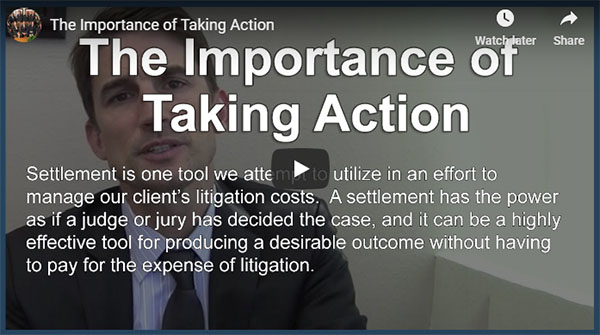 Webb Law Group - The Importance of Taking Action