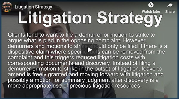 Lenden Webb - Litigation Strategy